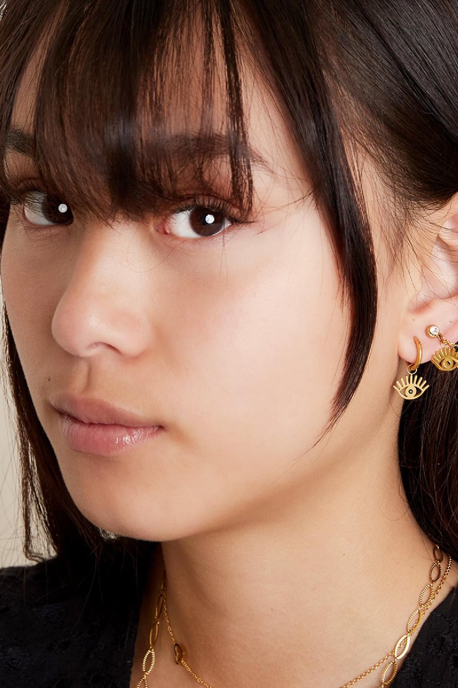 stainless steel earcuff eye  Picture3